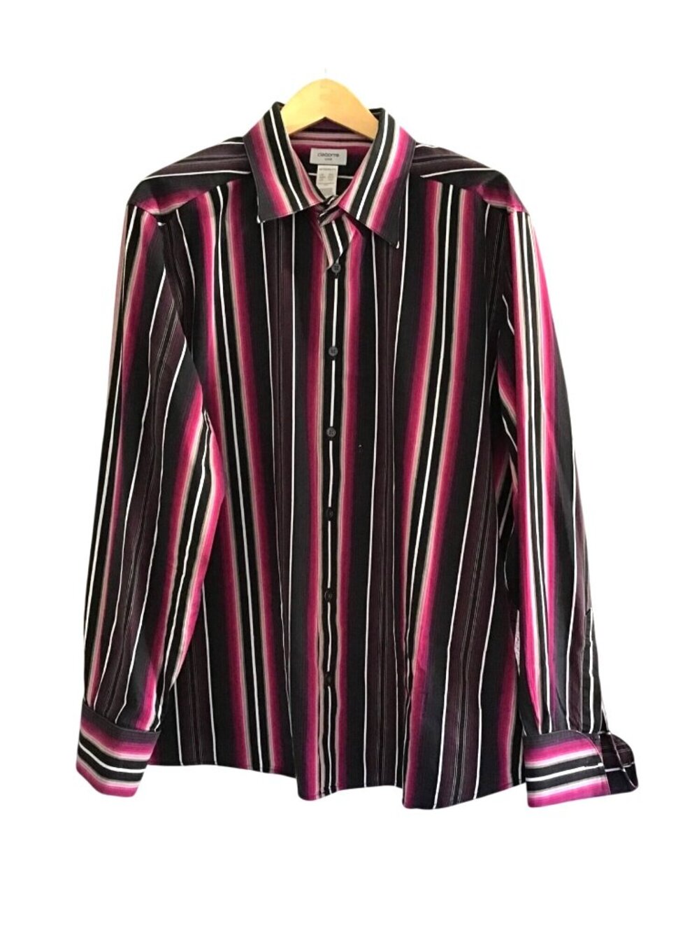 CLAIBORNE LUXE- MENS BUTTON-DOWN LONG SLEEVE 100% COTTON SHIRT SIZE XX-LARGE